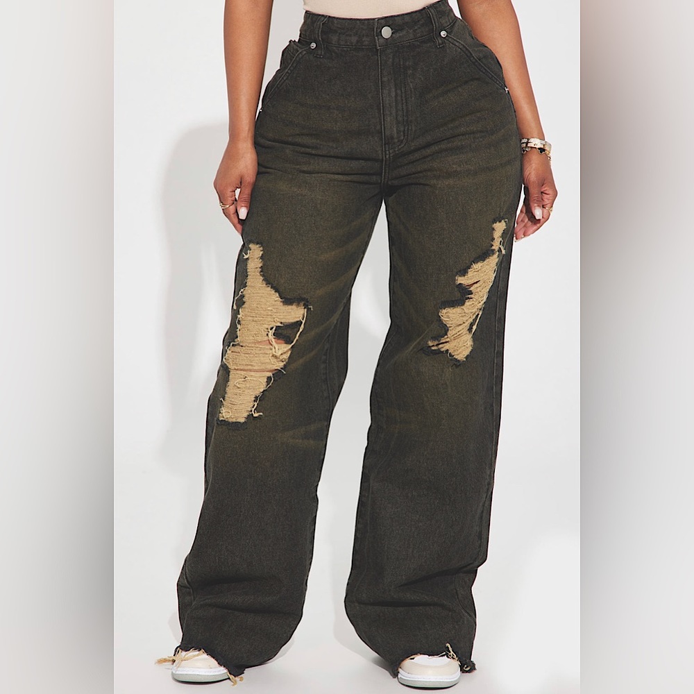 Belleville Baggy Ripped - Black Wash